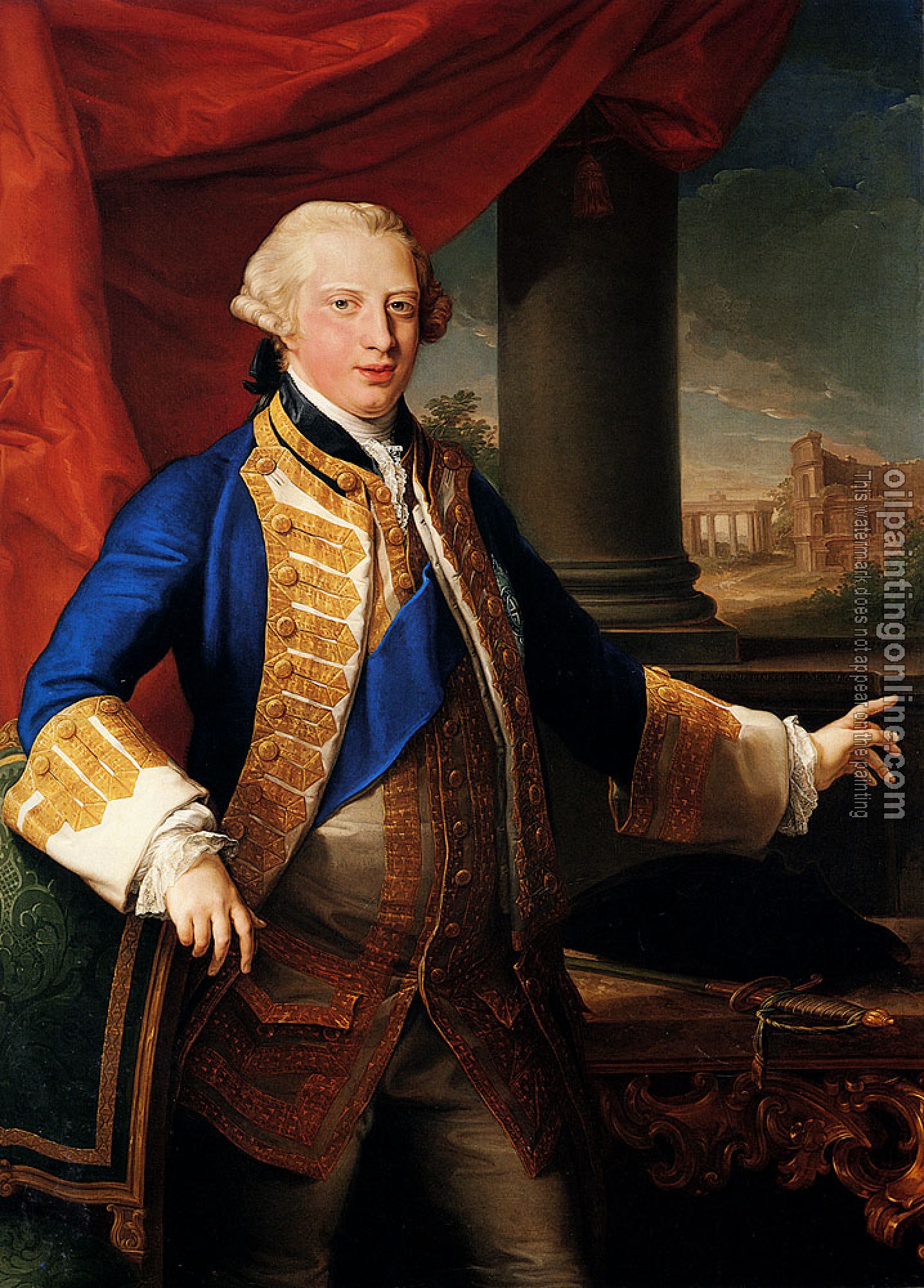 Batoni, Pompeo - Portrait Of Edward Augustus Duke Of York